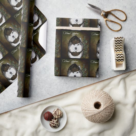 Papier Cadeau Malamute d'Alaska (Artisanat)