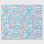 Papier Cadeau Malbouffe (Plat)