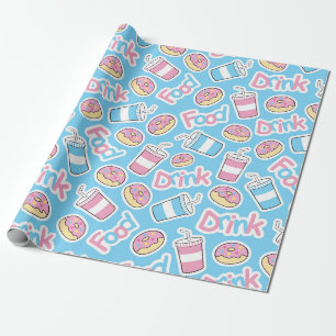 Papier Cadeau Malbouffe
