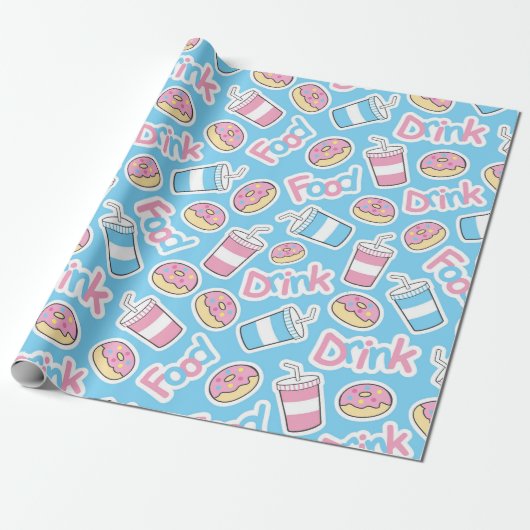 Papier Cadeau Malbouffe (Déroulé)