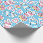 Papier Cadeau Malbouffe (Coin)