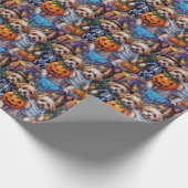 Papier Cadeau Malti Tzu Trick-or-Treating en costumes d'Hallowee (Coin)