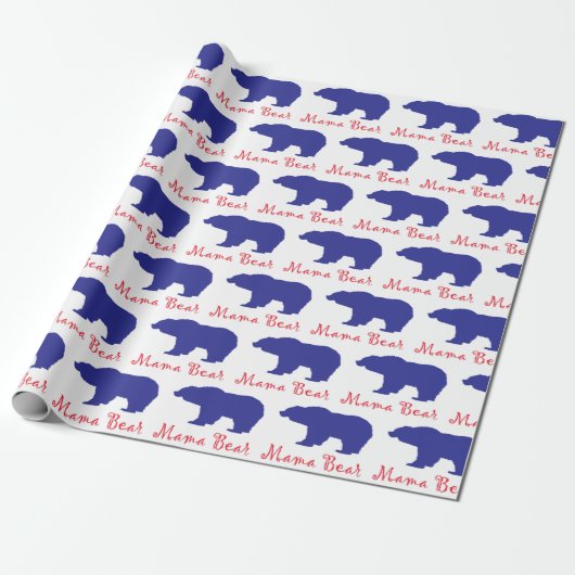 Papier Cadeau Mama Bears - (Déroulé)