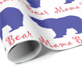 Papier Cadeau Mama Bears - (Coin rond)