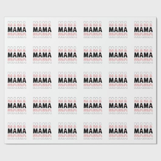 Papier Cadeau MAMA Gift Wrapping Paper (Plat)