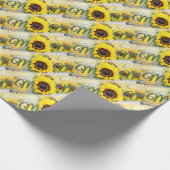 Papier Cadeau Maman de tournesol (Coin)