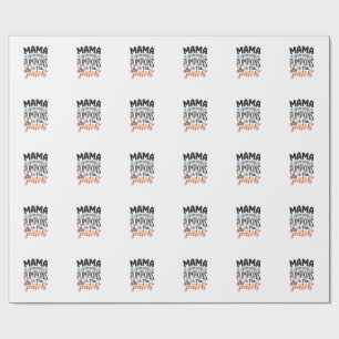 Papier Cadeau Maman des citrouilles les plus mignonnes de la con