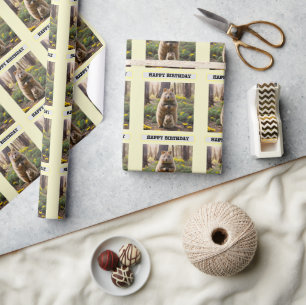 Papier Cadeau Maman Et Bébé Quokka, Anniversaire
