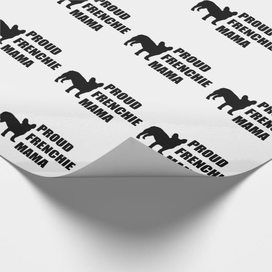 Papier Cadeau Maman fière de Frenchie (Coin)