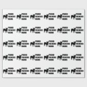 Papier Cadeau Maman fière de Frenchie (Plat)