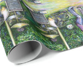 Papier Cadeau Maman ne m'a jamais averti des joueurs tuba (Coin rond)