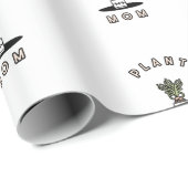 Papier Cadeau Maman plante (Coin rond)