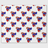 Papier Cadeau maman super (Plat)