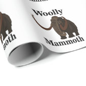 Papier Cadeau Mammouth laineux (Coin rond)