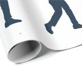 Papier cadeau Man Golf (Coin rond)