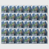 Papier Cadeau Man showing stock price touchscreen concept (Plat)