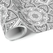 Papier Cadeau Manatee Mandala (Coin rond)