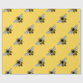 Papier Cadeau Manchester Bee (Plat)