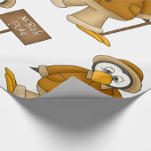 Papier Cadeau Manchot du Pôle Nord