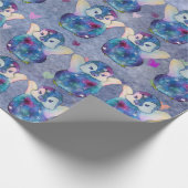 Papier Cadeau Manchot nommé Bouton (Coin)