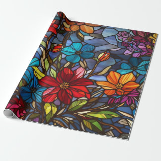 Papier Cadeau mandal floral coloré floral floral floral floral f