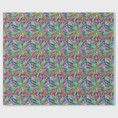 Papier Cadeau Mandala Abstrait (Plat)