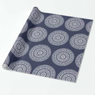 Papier Cadeau Mandala Blanc Laissez la mer vous libérer