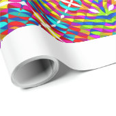 Papier Cadeau Mandala coloré (Coin rond)