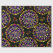 Papier Cadeau Mandala coloré - Papier d'enveloppement (Plat)