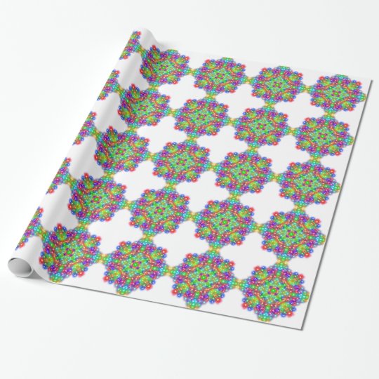 Papier Cadeau Mandala d'expression de joie