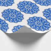 Papier Cadeau Mandala en bleu (Coin)