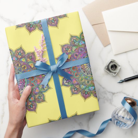 Papier Cadeau Mandala Inde Style 1 (Cadeaux)