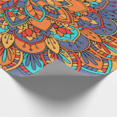Papier Cadeau Mandala motif marocain coloré (Coin)