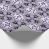 Papier Cadeau Mandala OM - violet (Coin)
