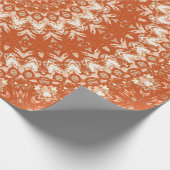 Papier Cadeau Mandala orange. (Coin)
