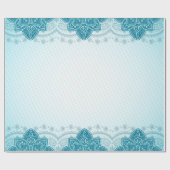 Papier Cadeau Mandala paisley, motif de l'est de l'Inde (Plat)