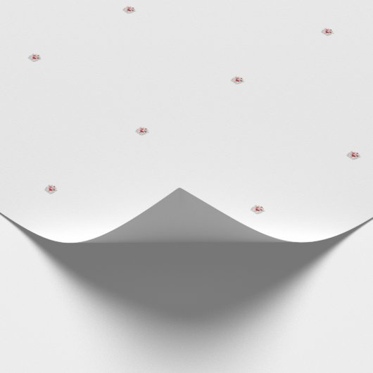 Papier Cadeau Mandala papillon floral | Design d'art Boho pourpr (Coin)