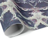 Papier Cadeau Mandala ronde sans couture motif arabe k (Coin rond)