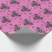 Papier Cadeau Mandala Zen Rose" (Coin)