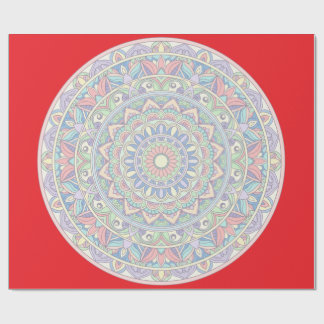 Papier Cadeau Mandala Zen Yoga Spirituel