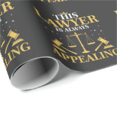 Papier Cadeau Mandataire d'obtention du diplôme d'école de droit (Coin rond)