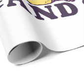 Papier Cadeau Manger du fromage et pécher (Coin rond)