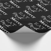 Papier Cadeau Mangez Boire et soyez Joyeux (Coin)