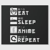 Papier Cadeau Mangez le sommeil Anime Répétez le manga amoureux (Plat)
