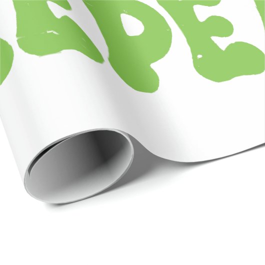 Papier Cadeau Mangez le sommeil du hockey sur glace Répéter (Coin rond)