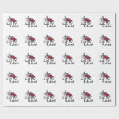 Papier Cadeau Mangez mes flocons (Plat)