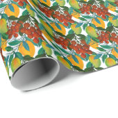 Papier Cadeau Mango exotique : Été sans joint (Coin rond)