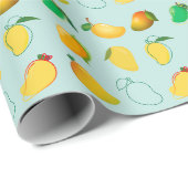 Papier Cadeau Mango frais (Coin rond)