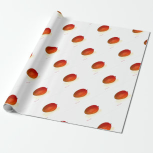 Papier Cadeau Mango fruit aquarelle nourriture tropicale exotiqu