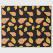 Papier Cadeau mangue et papaye (Plat)